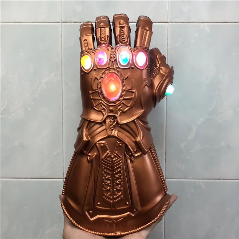 Marvel Iron Man Glove 1:1  LED Light Gloves Thanos Avengers Superhero