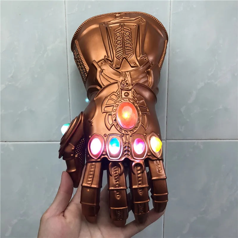 Marvel Iron Man Glove 1:1  LED Light Gloves Thanos Avengers Superhero