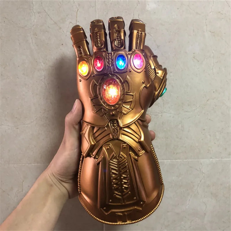 Marvel Iron Man Glove 1:1  LED Light Gloves Thanos Avengers Superhero