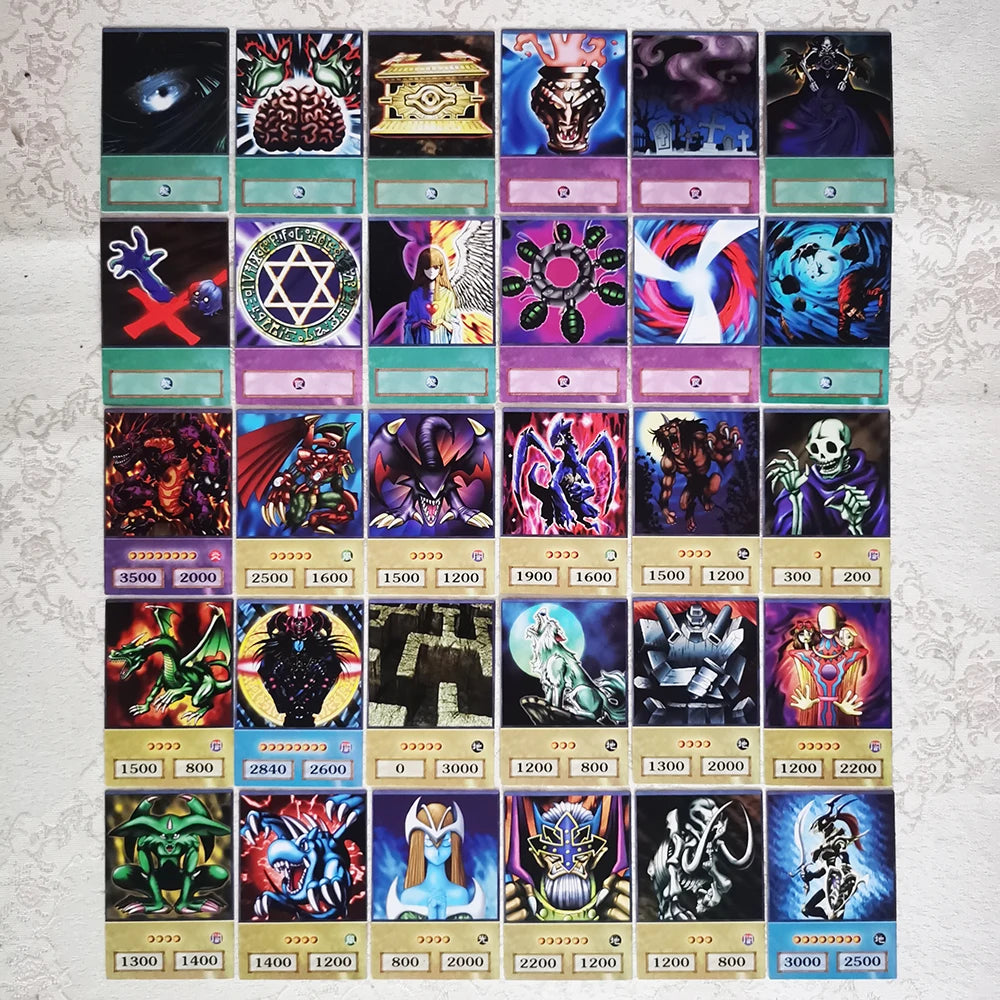 100pcs Yu-Gi-Oh Anime Style Cards Blue Eyes Dark Magician