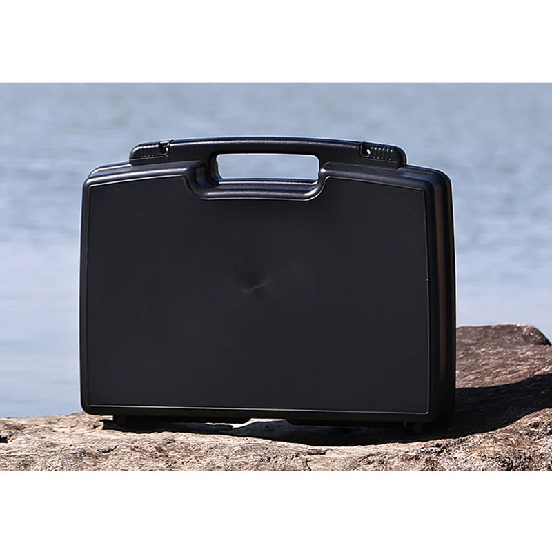 Multifunctional Hardware ToolBox Portable Plastic Instrument Case Notebook Protective Storage Box Outdoor Equipment Tool Case