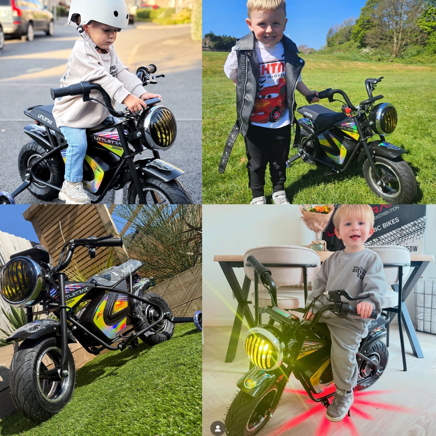 Littletrax 350W Kids Electric Bike – Ages 3 to 7 ride on bike