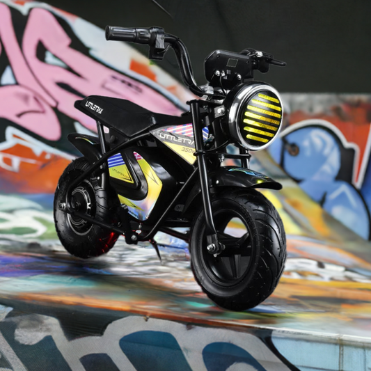 Littletrax 350W Kids Electric Bike – Ages 3 to 7 ride on mini motorbike