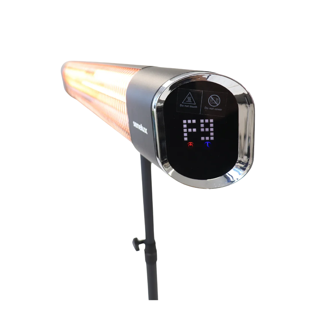 Tripod Mounted Infrared Patio Heater Energy Efficient and Water Resistant