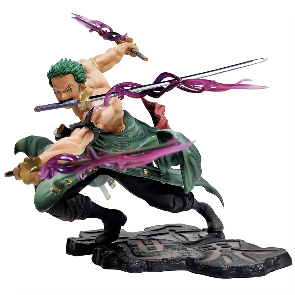 Roronoa Zoro 10cm Anime Figure - Three-Blade Sa-Maximum Collectible Statue for Fans and Kids
