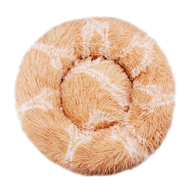 40-90cm 6 Sizes Round Super Soft Pet Bed for Large Dog & Cat
