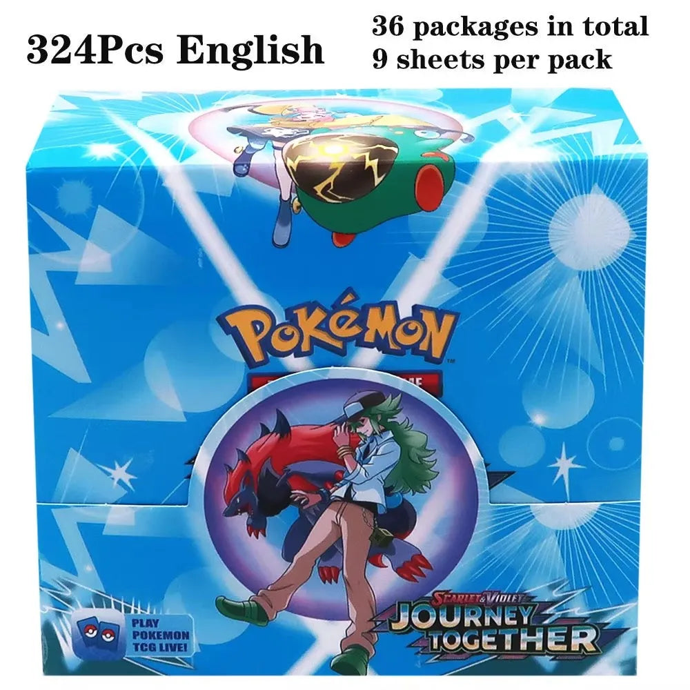 2025 324Pcs Pokemon Cards Sun & Moon Evolutions Unified SHINING Booster Box Collectible Tradiner Card Game toy