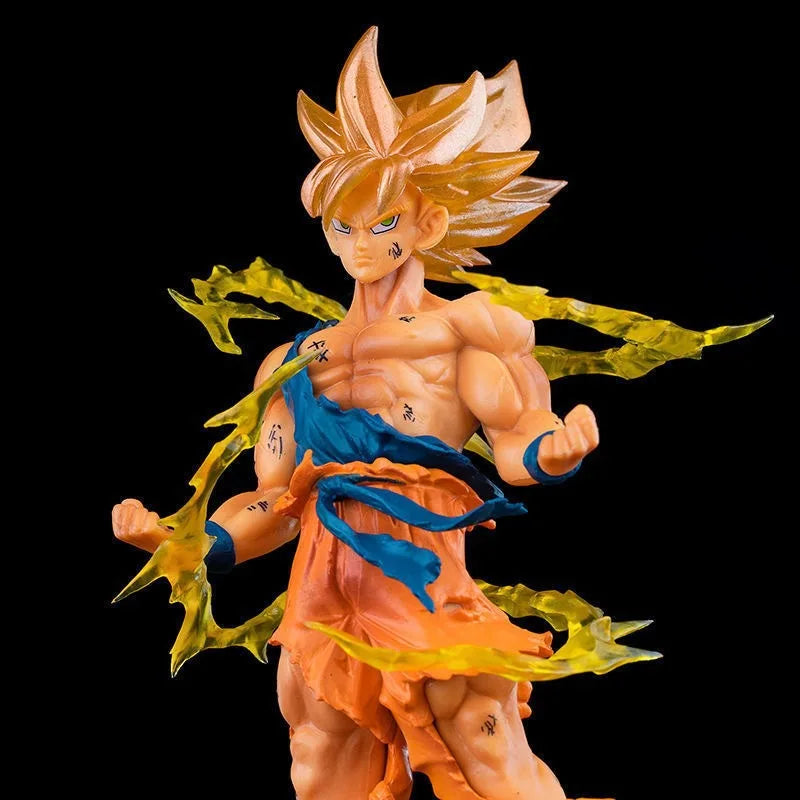 Hot Anime Dragon Ball Son Goku Super Saiyan Figure 17cm/6.69in Action Figure Model Gifts Collectible Figurines for Kids