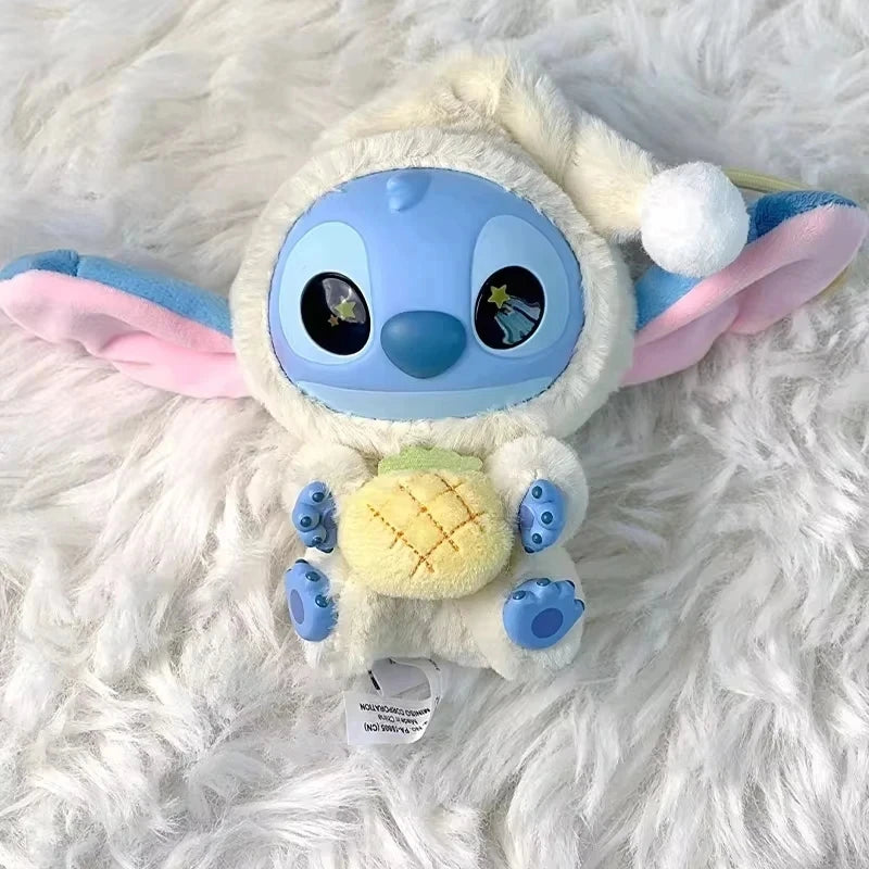Mystery Disney New Stitch Eat Some Thing Before Sleep Series Vinyl Blind Box Bag Pendant Cute Plush Doll