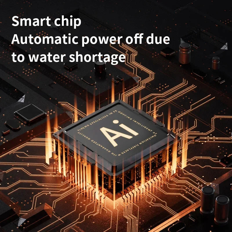 Water Electric Fireplace 3D Remote Control APP Interior Decoration Steam Mist Embedded Realistic Flame