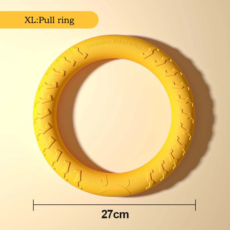 EVA Durable Dog Toys 4 Pack  Flying Disc + Ball + Tug Rope for Puppy&Adult Dogs  Chew-Proof