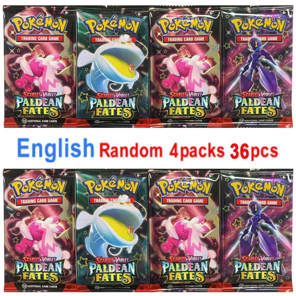 4 Pack Pokemon Cards 151 Team up Sun & Moon Thunder English Trading Card Collectible
