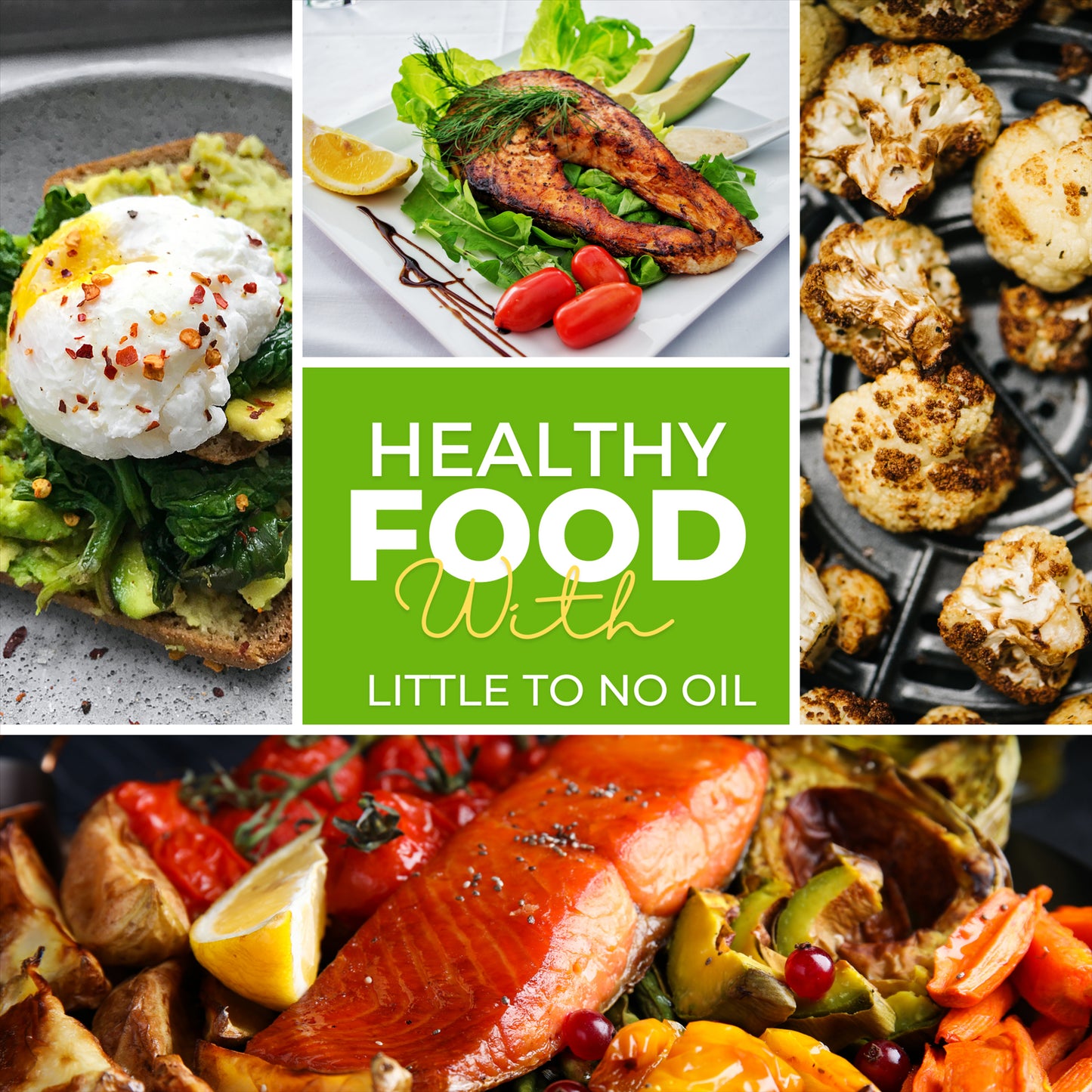 Domestic King 4L Air Fryer - Healthy Cooking & Free Recipe Book Included
