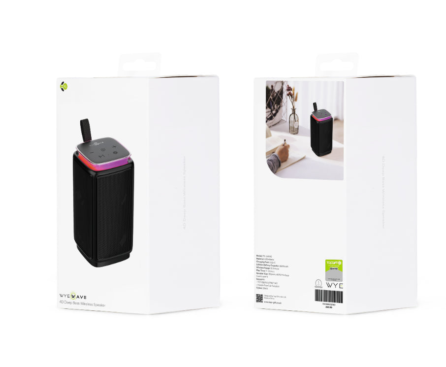 WYEWAVE 4D Deep Bass Wireless Speaker: Power, Sound, Freedom