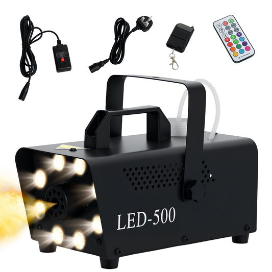 Halloween Fog Machine: 2000 CFM, 13 LED Colours & 4 Effects