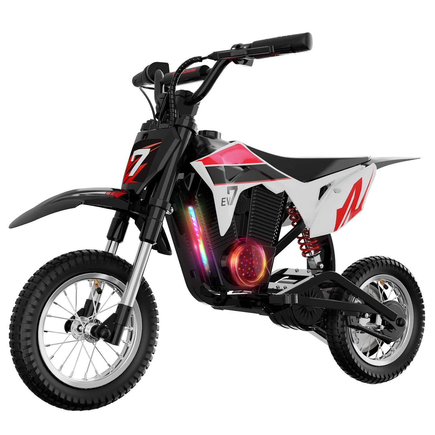 Children's Electric Dirt Bike EVERCROSS PLUS EV12M Pro - 300W, 25 km/h, 15 km Range, Bluetooth & LED, 12'' Tires