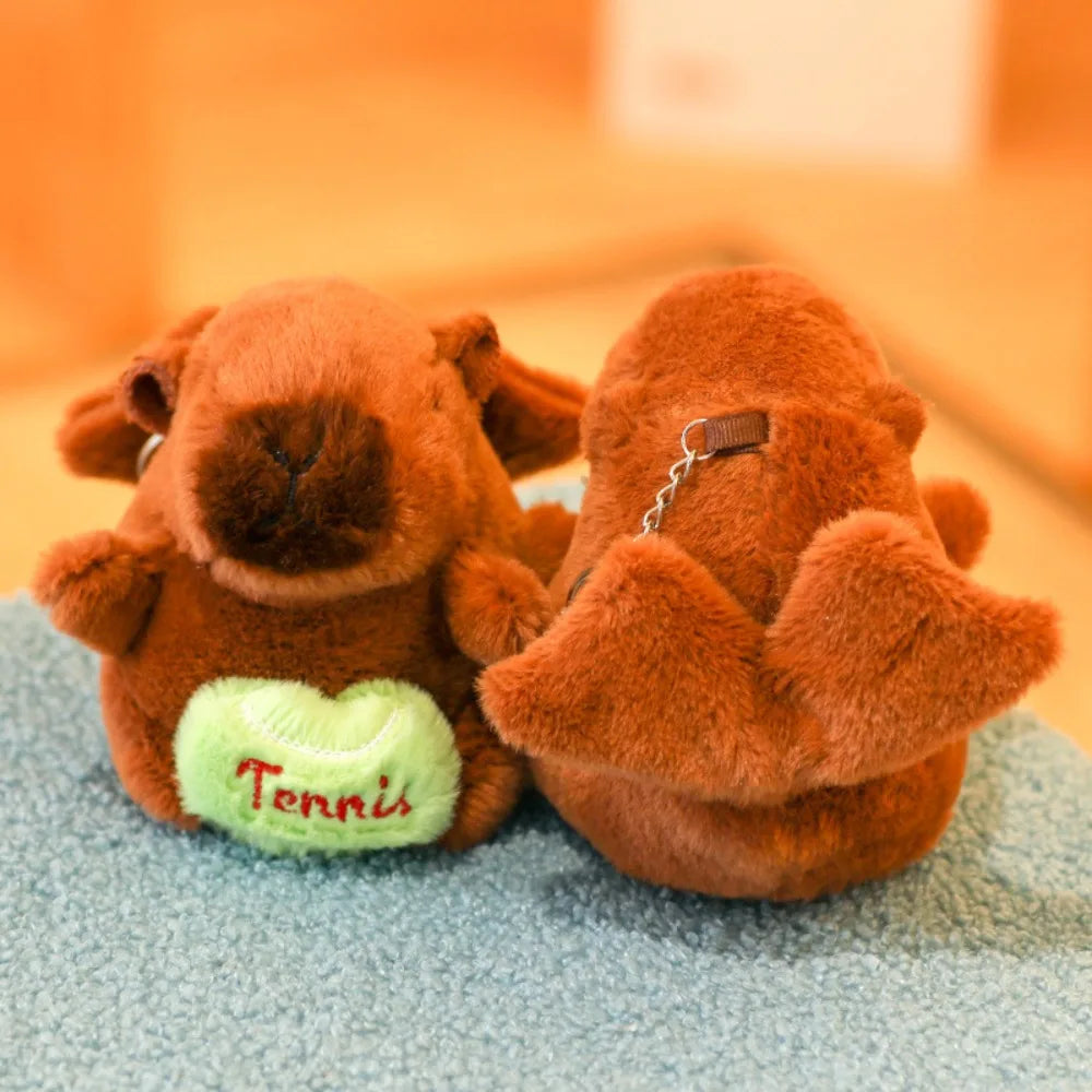 Cute Capybara Plush Toy Hoodie with Wings Simulation Doll Small Size Stuffed Animals