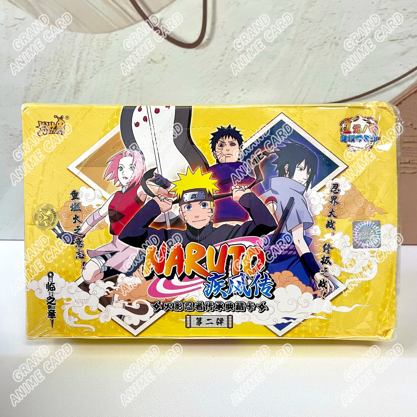 KAYOU Genuine Naruto Cards T2W9 T2W8 Booster Box Anime TCG Rare Ninja World Fight Chapter Collection