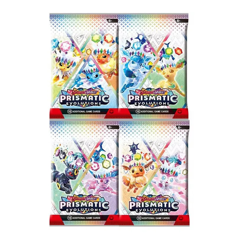 360Pcs Pokemon Destined Rivals Prismatic Evolutions Card Stellar Crown 151 Ultra Prism English Booster Battle Transaction Card