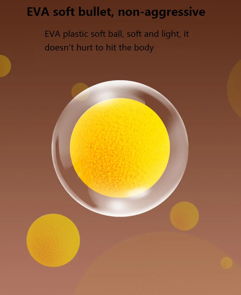 Hungry Shooting Duck Toys Air-powered Gun Soft Bullet Ball With Light Electronic Scoring Games for Kids