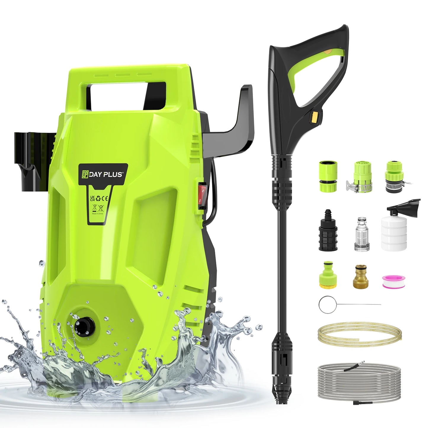 DayPlus 5000W High Pressure Washer Portable Jet  Car Patio Garden Driveway Cleaner 350Bar/5000PSI
