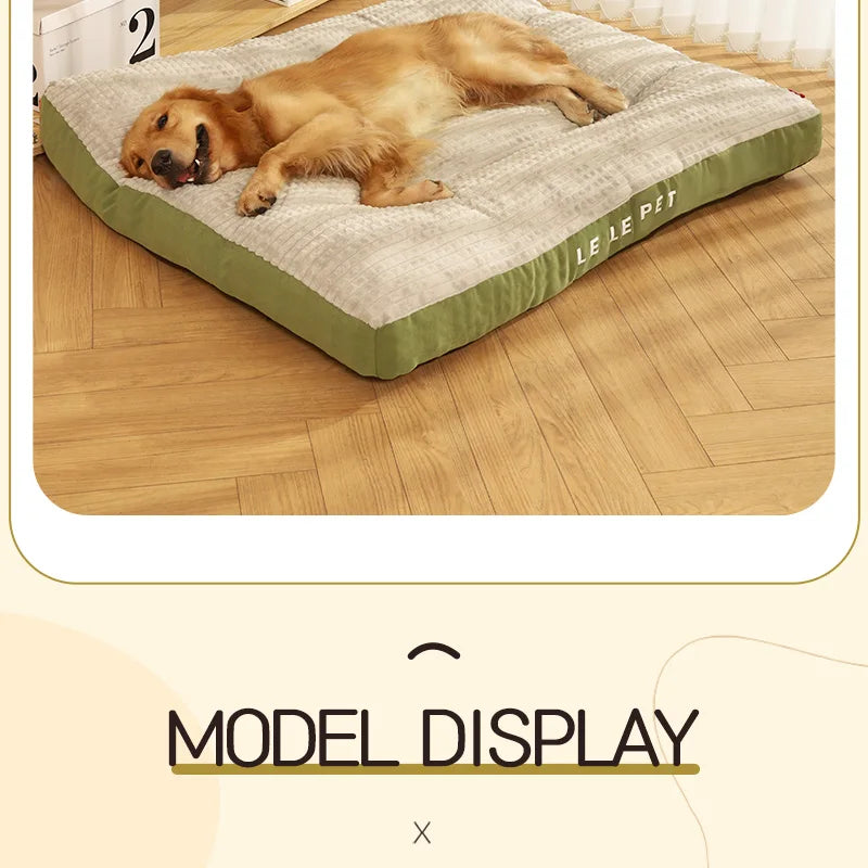 Warm Dogs Sleeping Bed Soft Fleece Pet Blanket Detachable Cat Puppy Mat Cushion for Small Medium Large Pet