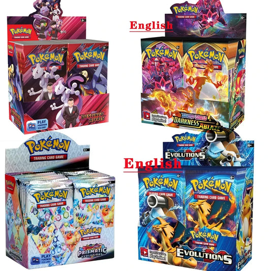 360Pcs Pokemoned Destined Rivals Prismatic Evolutions Card Stellar Crown 151 Ultra Prism English Booster Battle