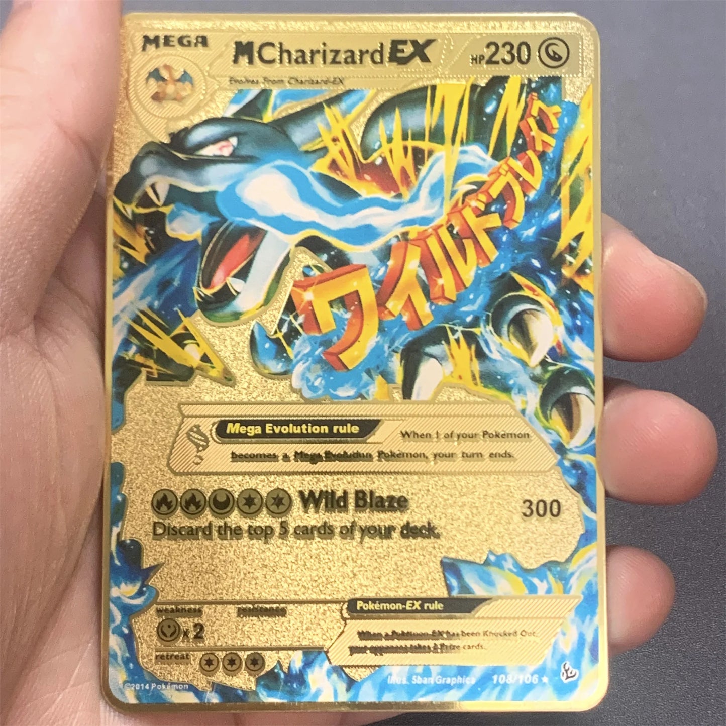 10000 Arceus Vmax DIY Golden Pokemon Metal Cards English in Iron Pokmo Letters Collection Card