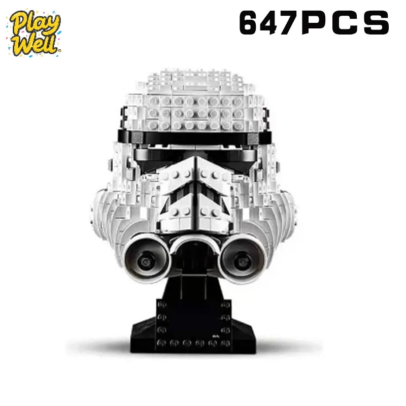 Moc Space Wars Helmet Stormtrooper Vader Fighter Building Blocks 75351 Model Bricks Toys For Kids Birthday Xmas Gifts Home Decor
