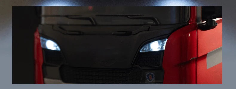 770S Alloy Tractor 19CH RC Truck 1/18 2.4G remote control Engineering Trailer Truck with Light and Sound Toys