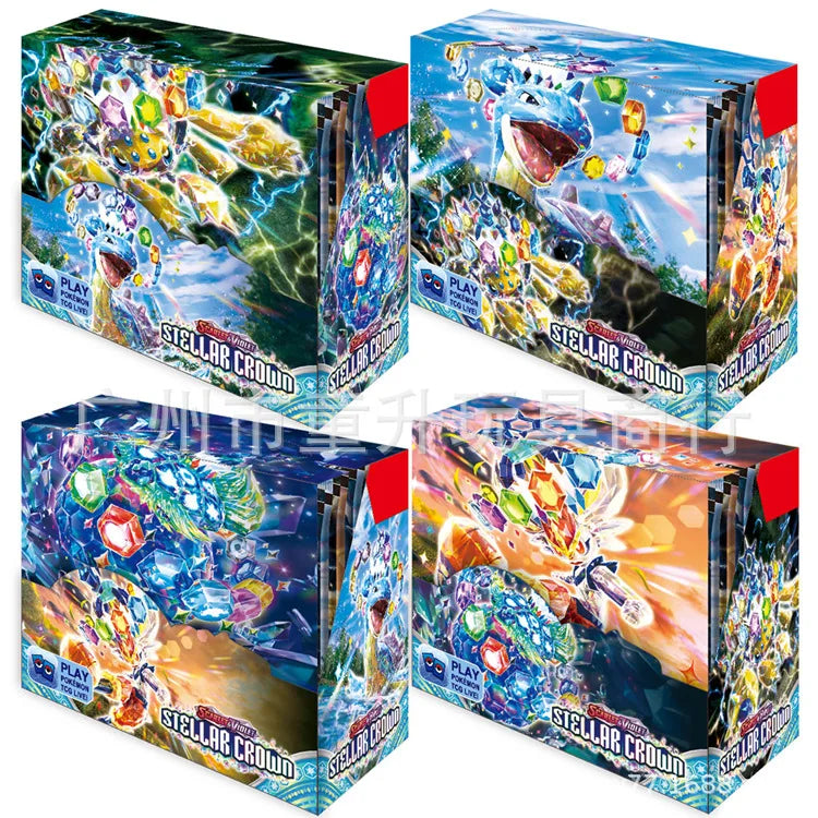 360Pcs Pokemon Destined Rivals Prismatic Evolutions Card Stellar Crown 151 Ultra Prism English Booster Battle Transaction Card