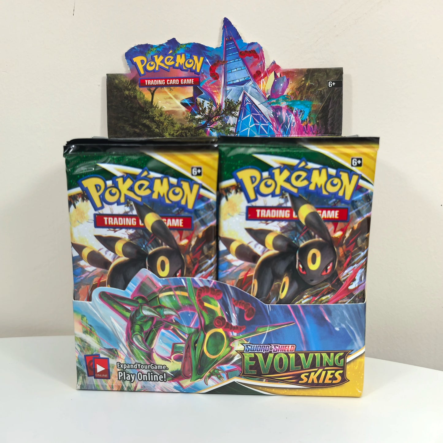 360Pcs English Pokémon TCG: Sword Shield Evolving Skies Booster Box Pokemon Trade Card 36 Pack Box