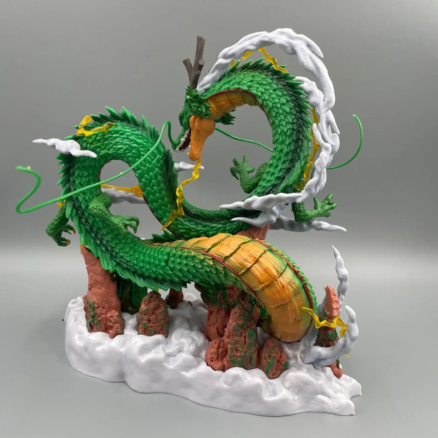 24cm Dragon Ball Anime Figure Shenron Figure Goku And Shenron Figurine Model Pvc Doll Collection Toy