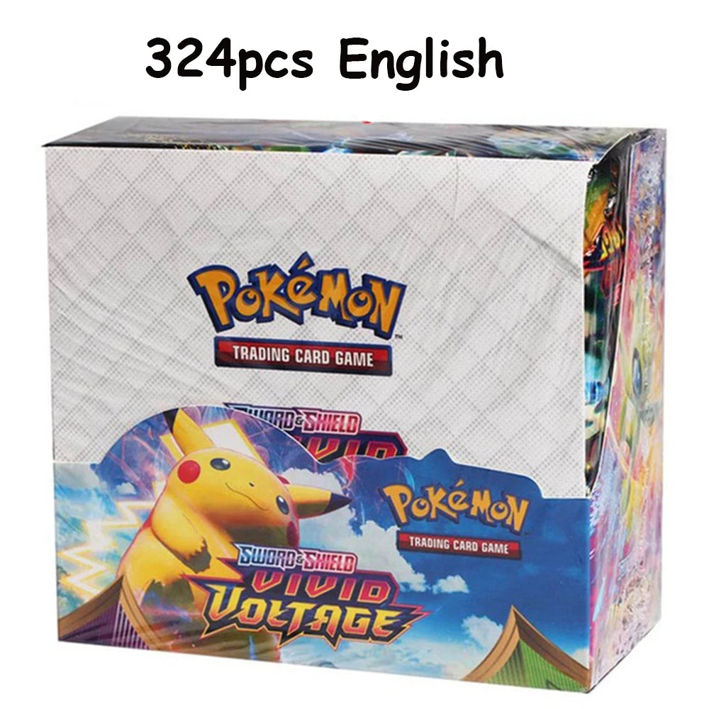 Latest 324Pcs Pokemon Cards Sun & Moon XY Evolutions Pokemon Booster Box Collectible