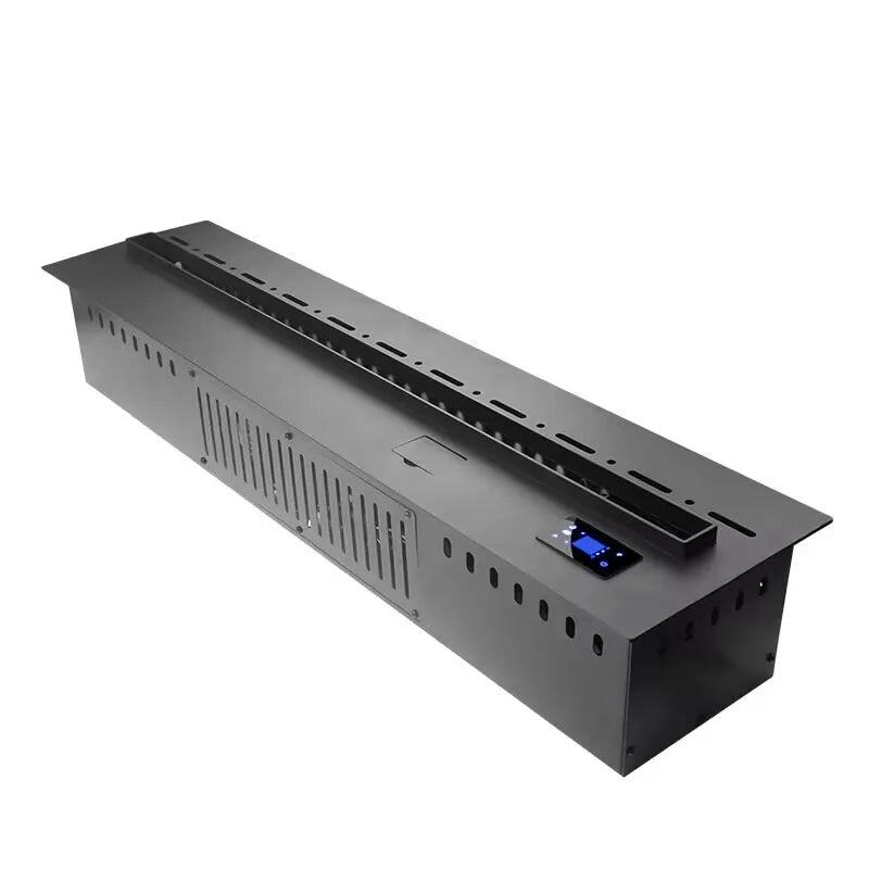 Water Vapor Fireplace Germicidal UV Lamps Customized 3D Flame Electric Fireplace Tv Stand