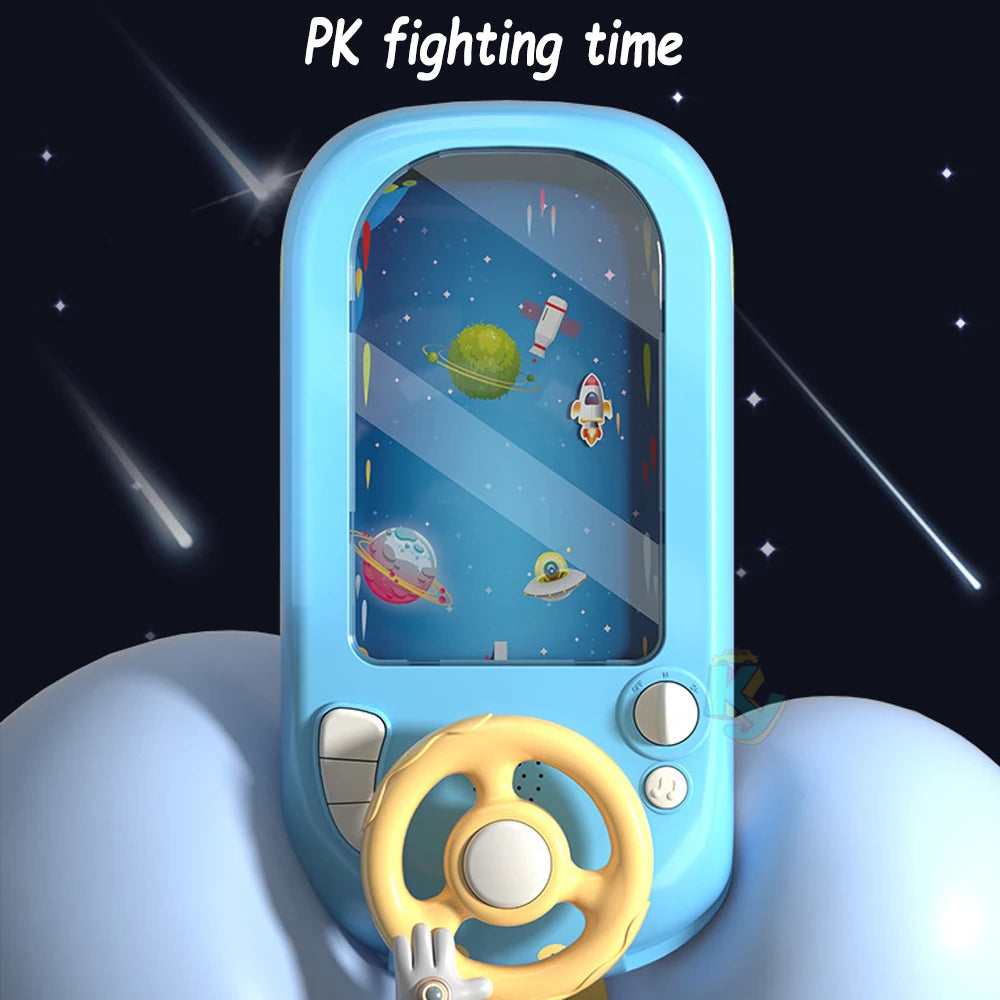 Racing Car Electronic Adventure Game Steering Wheel Driving Toy Children Simulation Vehicles With Music Sound For Kids