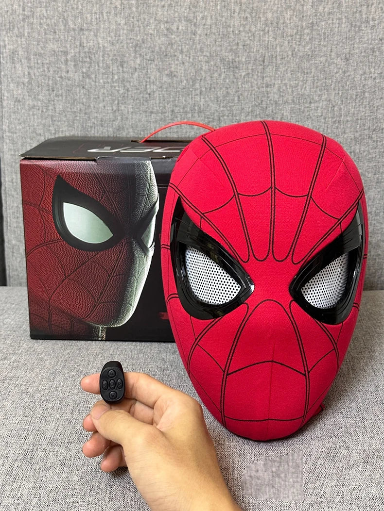 New Spider-man: No Way Home Spider Man Mask Luxury Helmet Rechargeable Remote Eyes Movable Mask