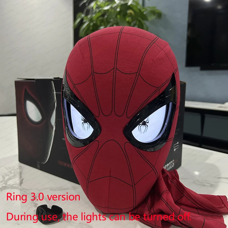 New Spider-man: No Way Home Spider Man Mask Luxury Helmet Rechargeable Remote Eyes Movable Mask