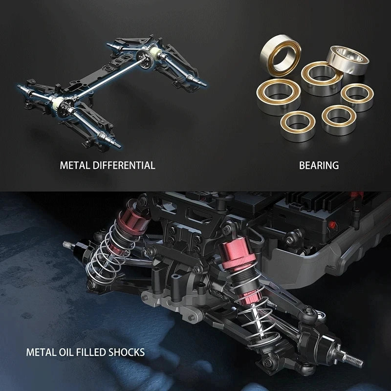 Hyper Go MJX 4WD RC Car 70KM/H Brushless  RC Racing Car Remote Control Cars Off-Road Truck Toys