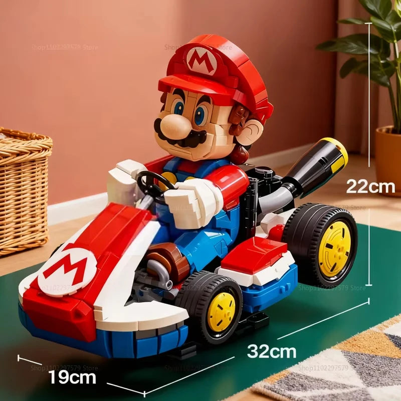 2025New Standard Racing Kart Building Blocks 1972pcs DIY Creative Educational Toy Set for Kids