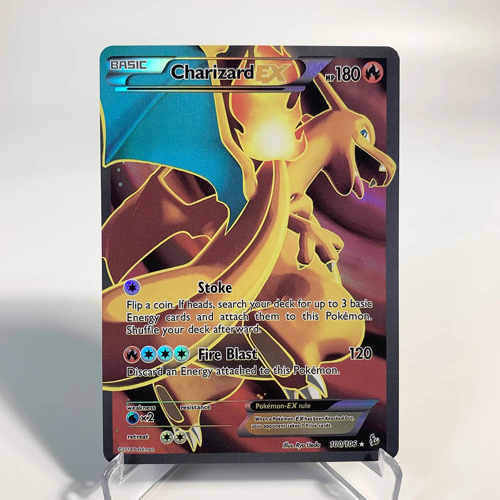 Charizard Pokemon Cards Shining CHolographic Ex GX VMX Hobbies Rare Collection