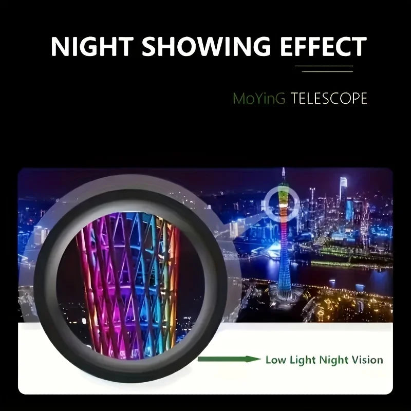 Monocular Telescope, Compact Portable for Travel, Hiking, Fishing, Camping, Stargazing, Concerts & Bird Watching