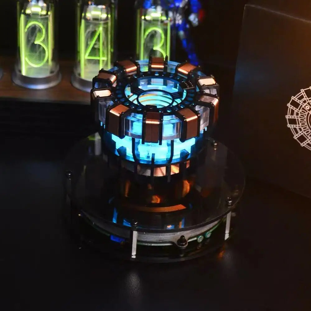 Iron Man Light Magnetic Levitation Reactor: Black Technology, Novel and Unique Desktop Decoration