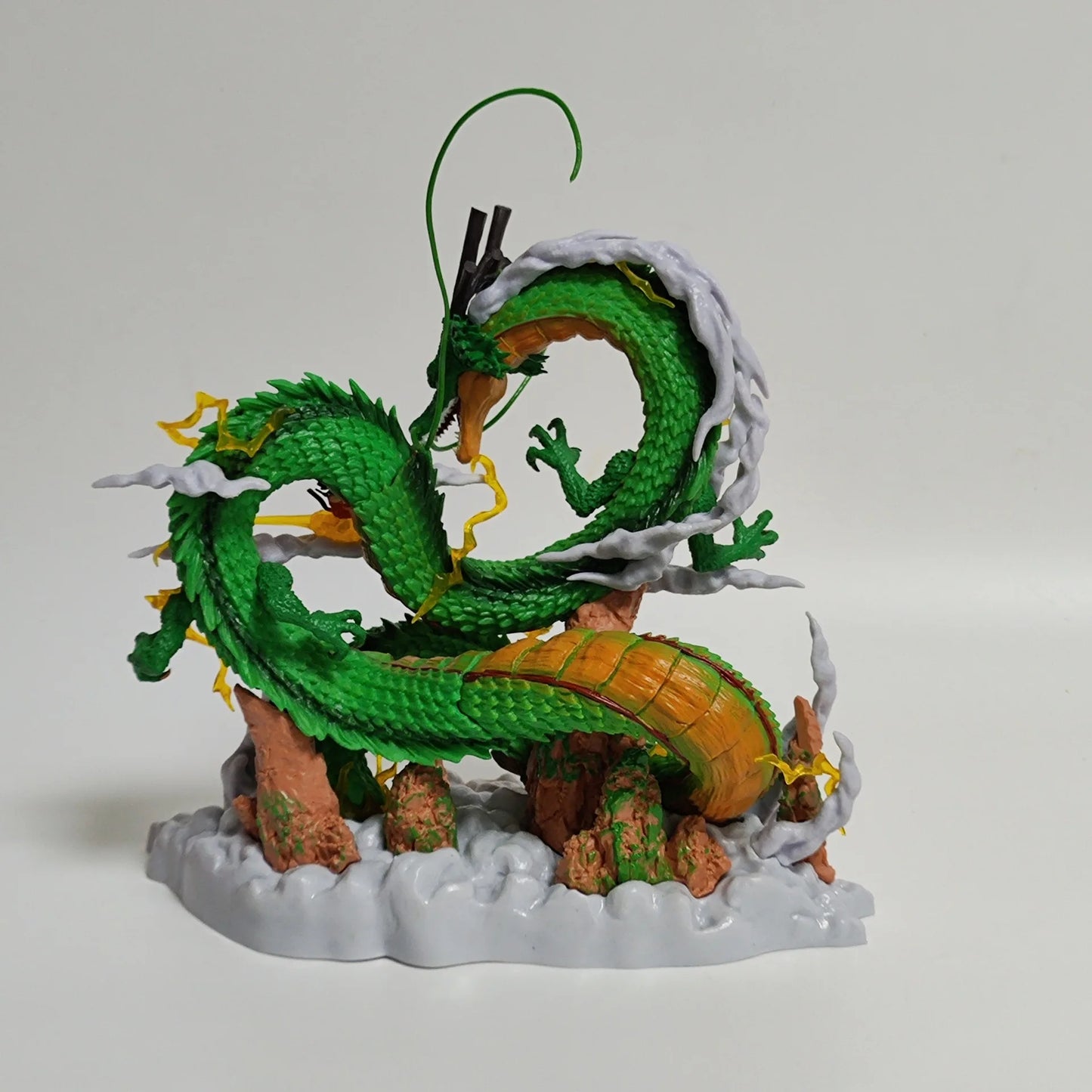 24cm Dragon Ball Anime Figure Shenron Figure Goku And Shenron Figurine Model Pvc Doll Collection Toy