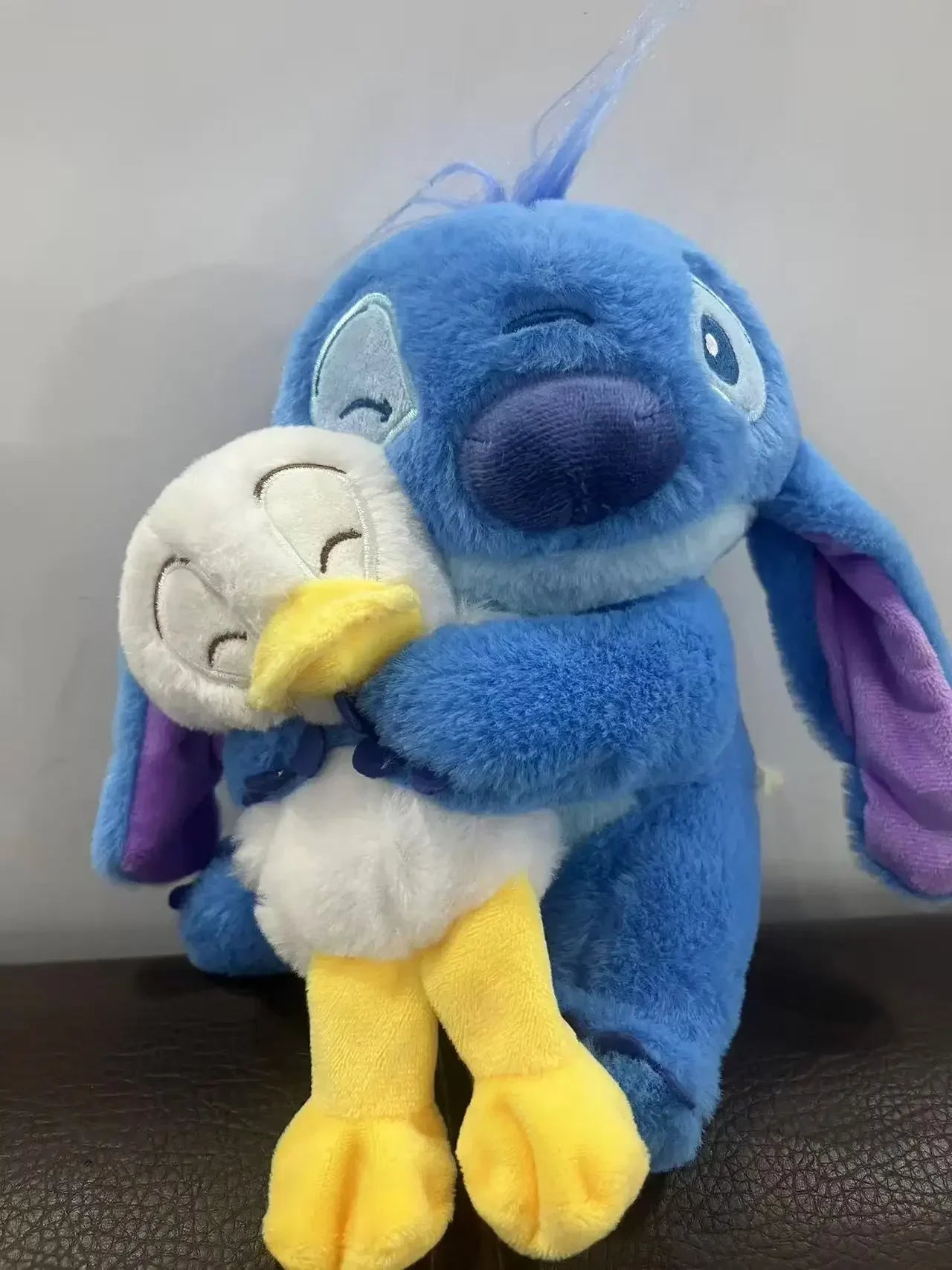 New Disney 20cm Plush Doll Stitch Lilo Cute Duck Stuffed Toy Children's Birthday Gift