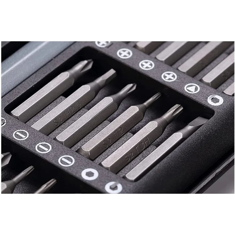 Precision Screwdriver Set 25 in 1 Screw Driver Se Hexagonal Flat Head Magnetic Screwdriver