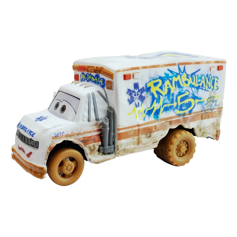 Disney Pixar Cars 3 2 Toy Lightning Mcqueen Mack Truck Mater Miss Fritter Frank Queen Cars