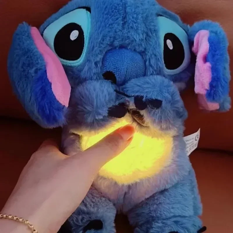 Stitch Anime Plush Doll With Lighting Music Airbag Kawaii Toy Baby