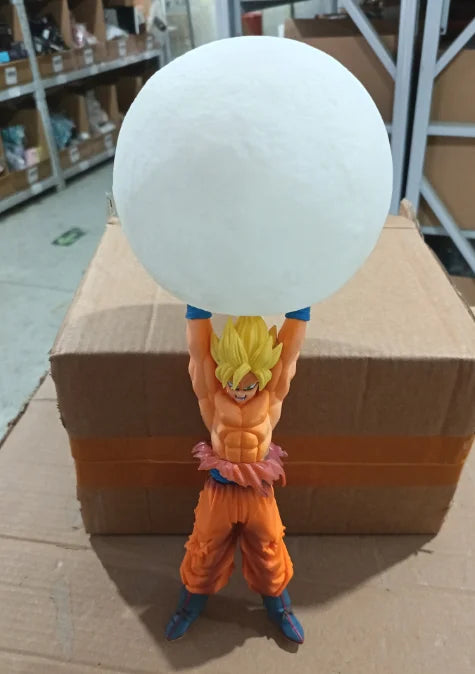 Rechargeable Dragon Ball Gogeta Lamp Gogeta Ligh Son Goku Light Lamp Model Kakarotto Kamehameha Wave Magnetic Ornament Anime