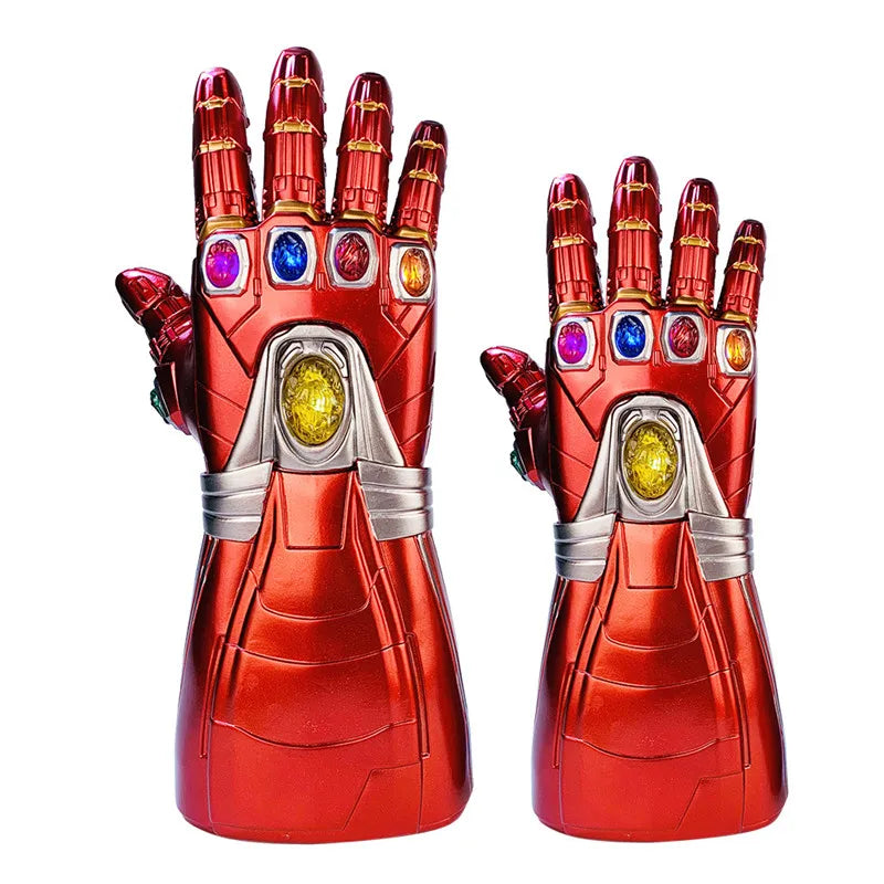 Marvel Iron Man Glove 1:1  LED Light Gloves Thanos Avengers Superhero
